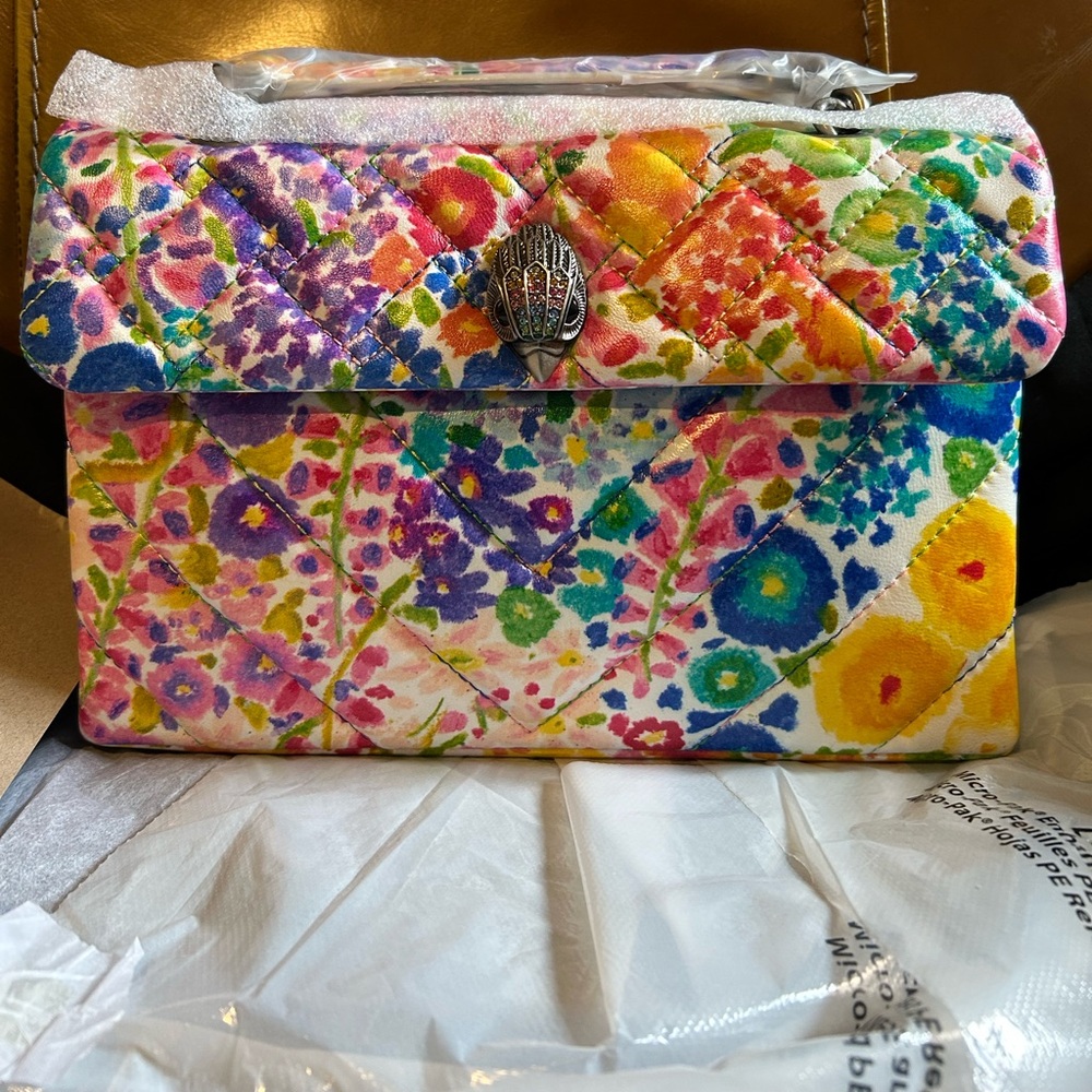 Kurt Geiger floral couture floral Kensington Bag